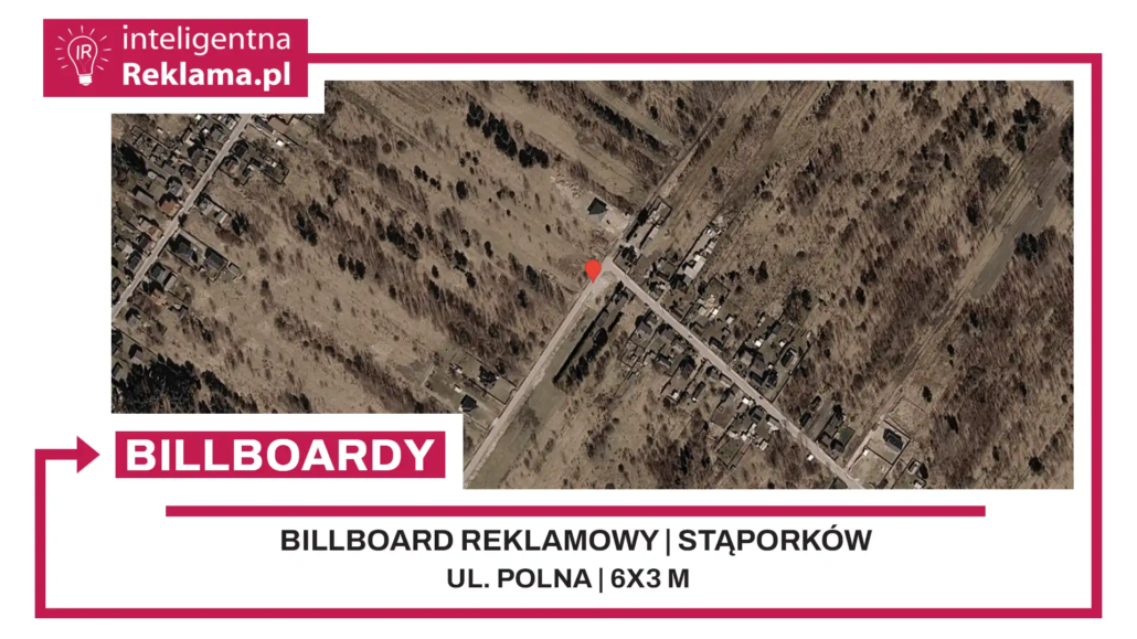 Lokalizacja reklamowa w Stąporków przy ul. Polna - powierzchnia 18 m²