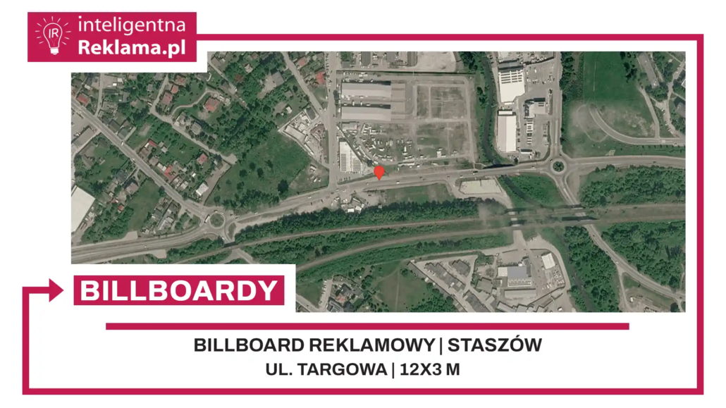 Lokalizacja reklamowa w Staszów przy ul. Targowa - powierzchnia 36 m²