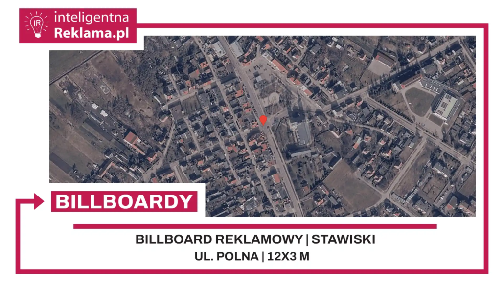 Lokalizacja reklamowa w Stawiski przy ul. Polna - powierzchnia 36 m²