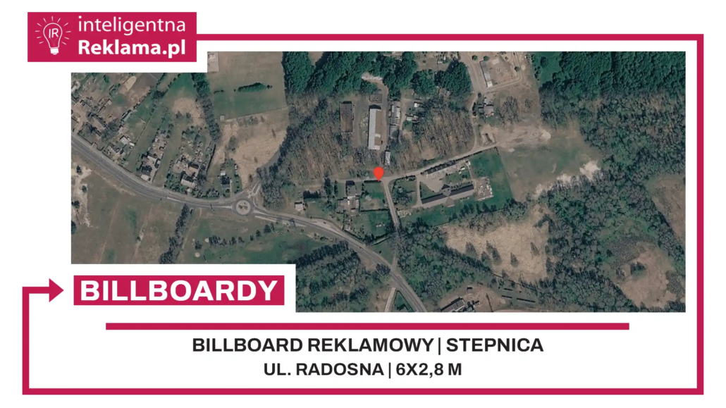 Lokalizacja reklamowa w Stepnica przy ul. Radosna - powierzchnia 16,8 m²