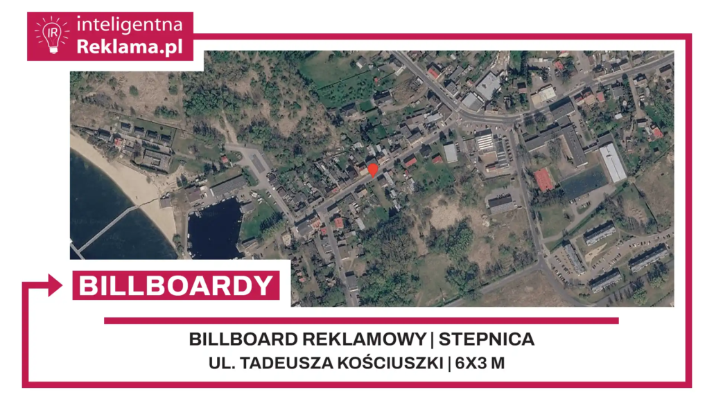 Lokalizacja reklamowa w Stepnica przy ul. ul. Tadeusza Kościuszki - powierzchnia 18 m²