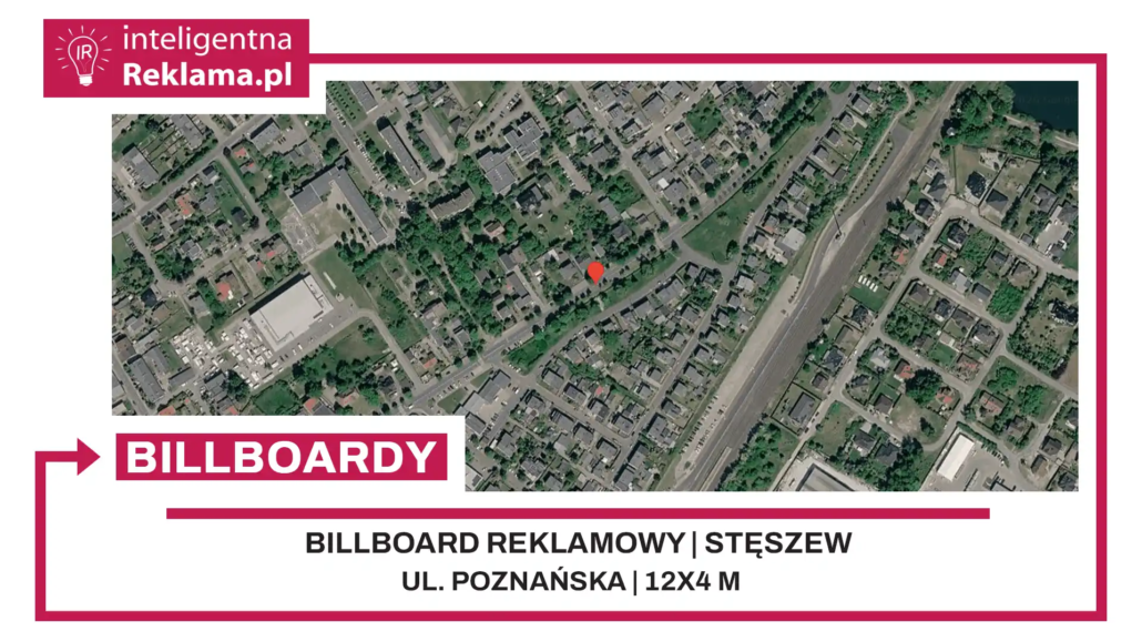 Lokalizacja reklamowa w Stęszew przy ul. ul. Poznańska - powierzchnia 48 m²