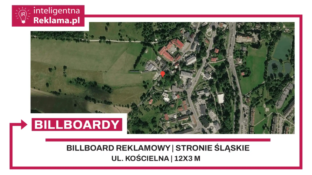 Lokalizacja reklamowa w Stronie Śląskie przy ul. Kościelna - powierzchnia 36 m²
