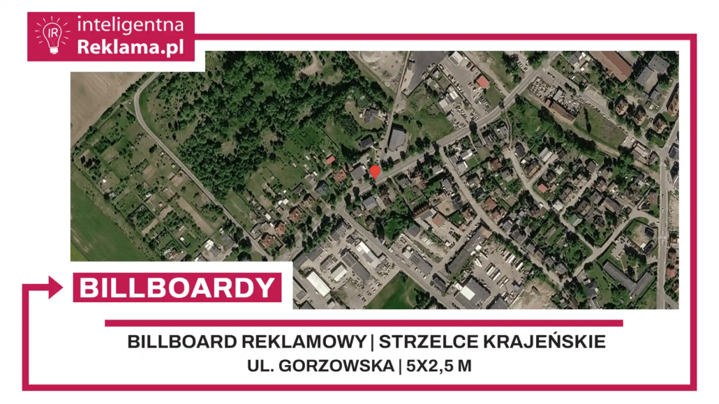Lokalizacja reklamowa w Strzelce Krajeńskie przy ul. ul. Gorzowska - powierzchnia 12,5 m²