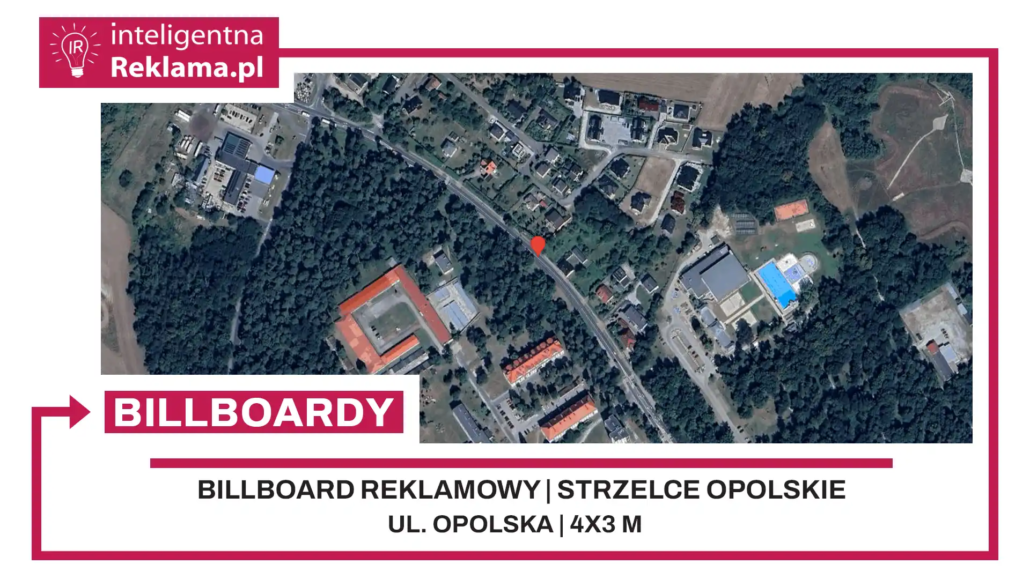 Lokalizacja reklamowa w Strzelce Opolskie przy ul. Opolska - powierzchnia 12 m²