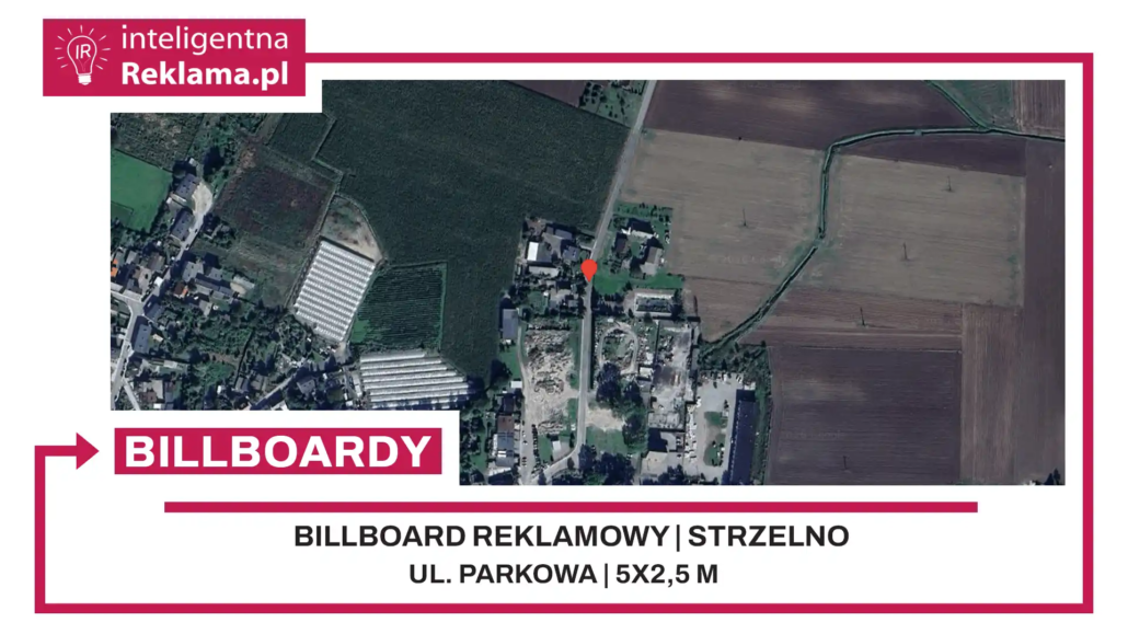 Lokalizacja reklamowa w Strzelno przy ul. Parkowa - powierzchnia 12,5 m²