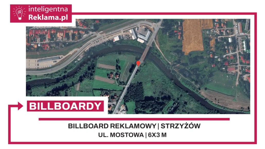 Lokalizacja reklamowa w Strzyżów przy ul. ul. Mostowa - powierzchnia 18 m²