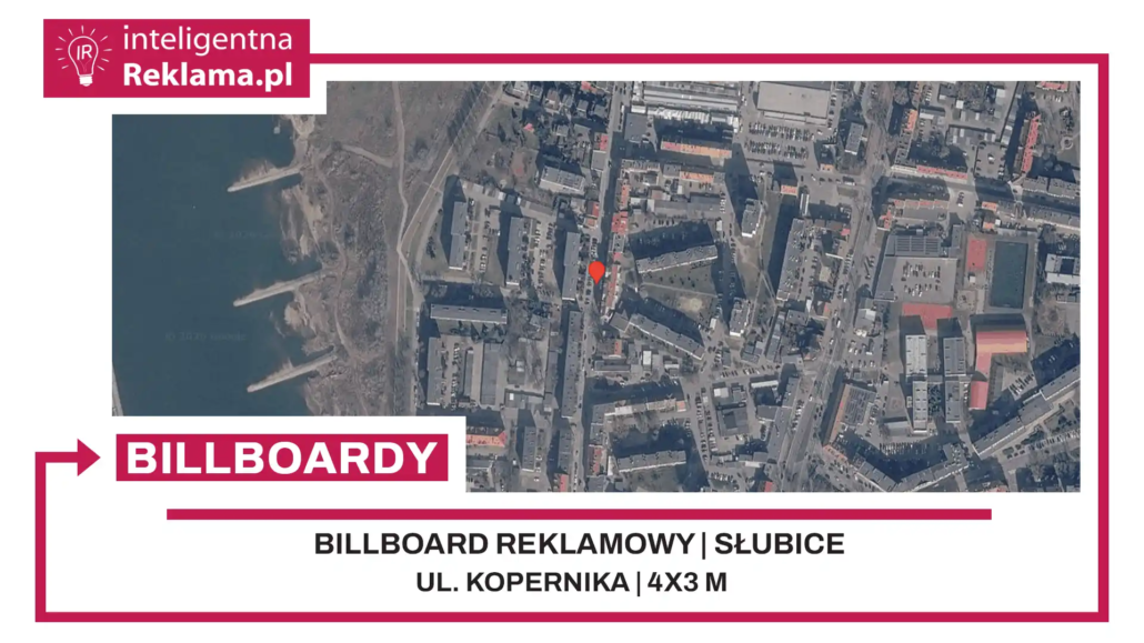 Lokalizacja reklamowa w Słubice przy ul. Kopernika - powierzchnia 12 m²