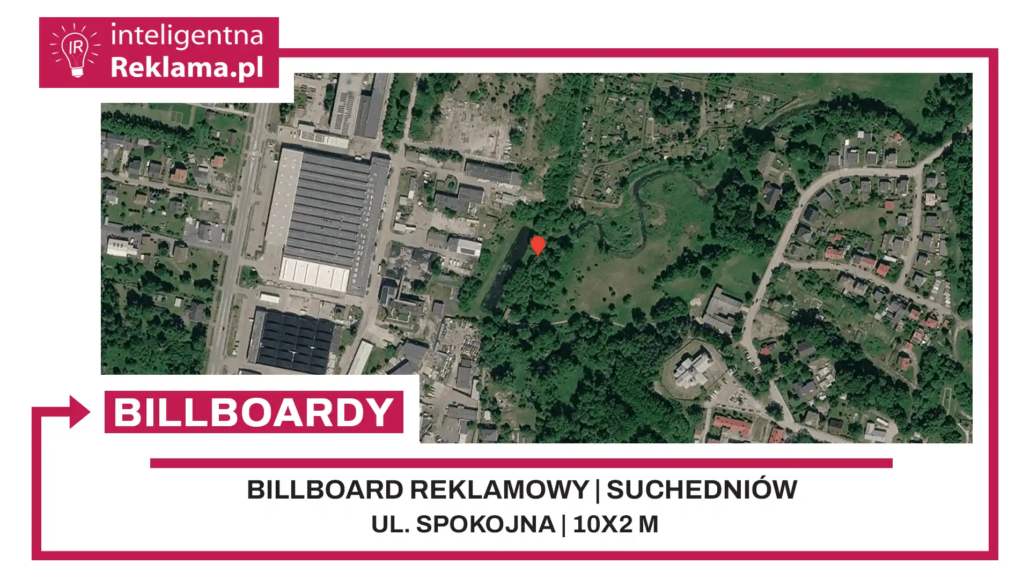 Lokalizacja reklamowa w Suchedniów przy ul. Spokojna - powierzchnia 20 m²