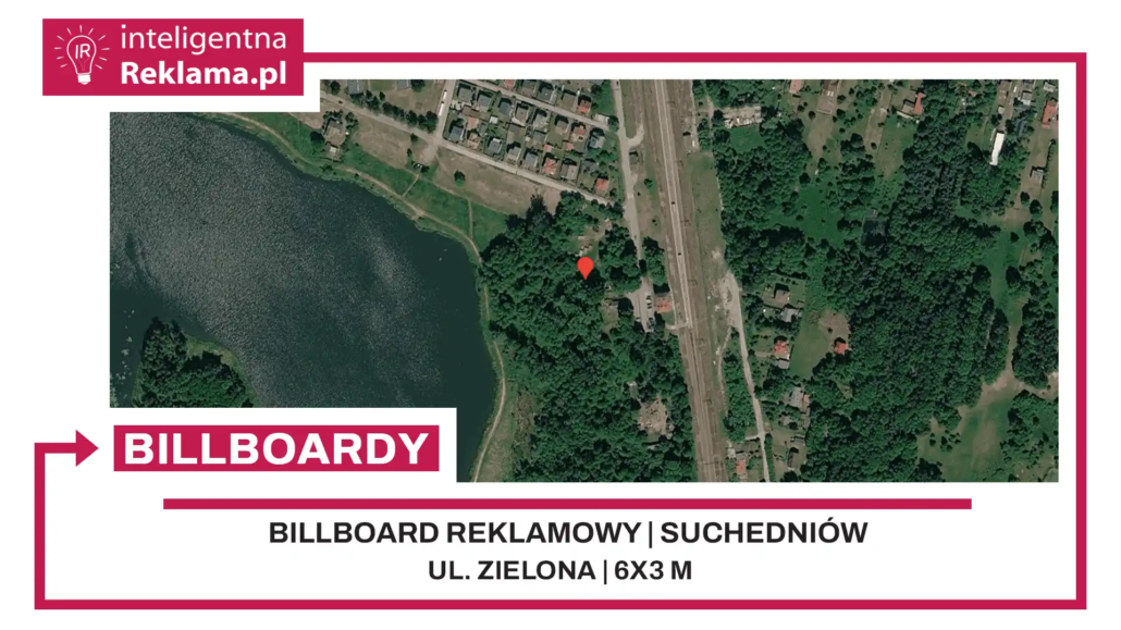 Lokalizacja reklamowa w Suchedniów przy ul. Zielona - powierzchnia 18 m²