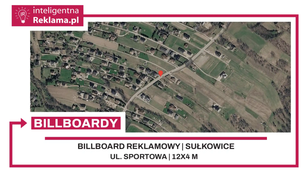 Lokalizacja reklamowa w Sułkowice przy ul. Sportowa - powierzchnia 48 m²