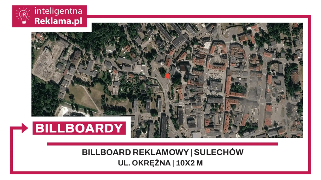Lokalizacja reklamowa w Sulechów przy ul. Okrężna - powierzchnia 20 m²