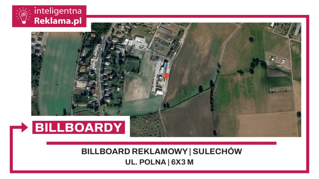 Lokalizacja reklamowa w Sulechów przy ul. Polna - powierzchnia 18 m²
