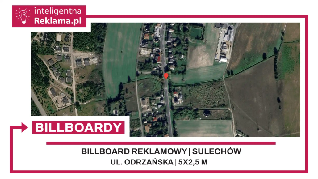 Lokalizacja reklamowa w Sulechów przy ul. ul. Odrzańska - powierzchnia 12,5 m²