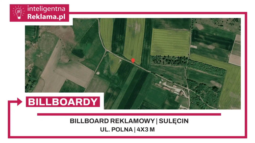 Lokalizacja reklamowa w Sulęcin przy ul. Polna - powierzchnia 12 m²