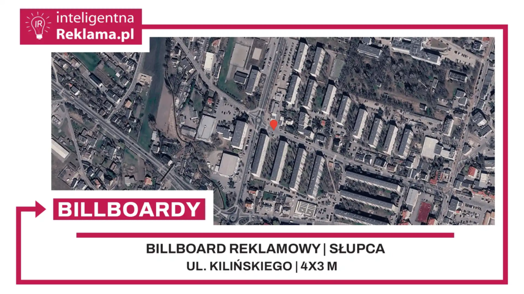 Lokalizacja reklamowa w Słupca przy ul. Kilińskiego - powierzchnia 12 m²