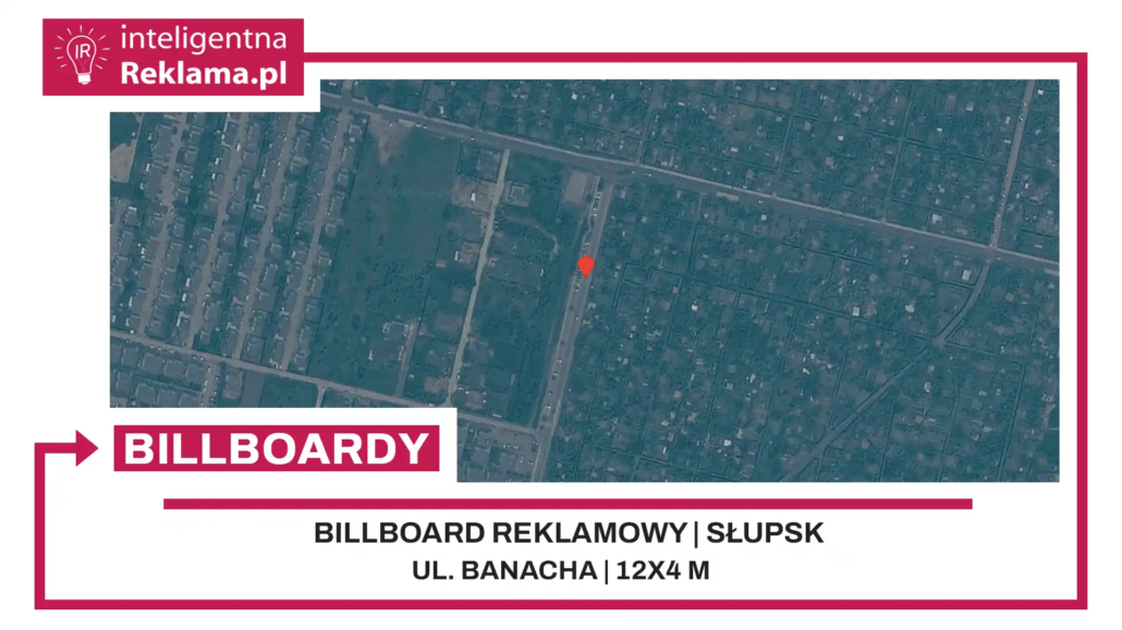 Lokalizacja reklamowa w Słupsk przy ul. Banacha - powierzchnia 48 m²