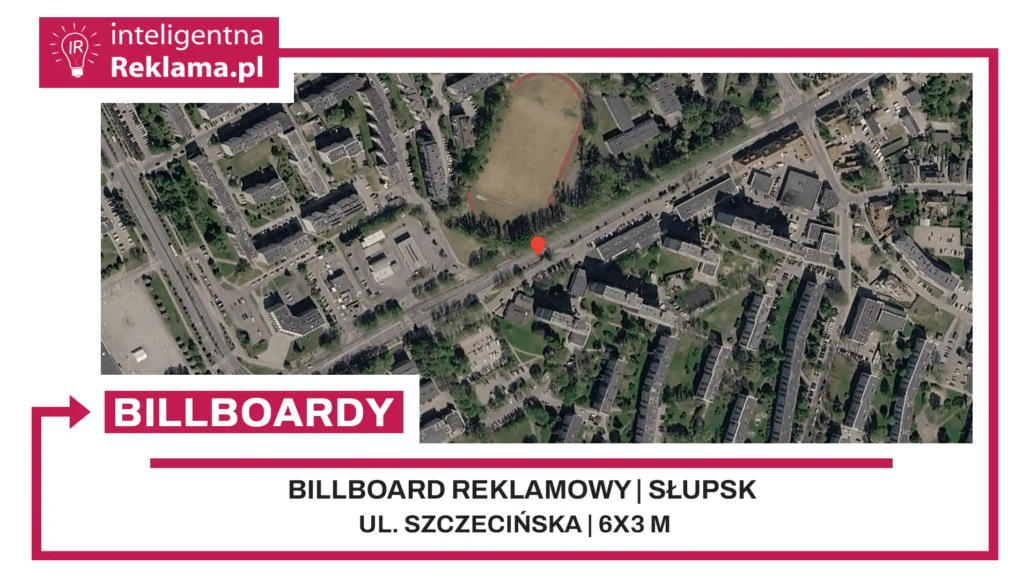 Lokalizacja reklamowa w Słupsk przy ul. ul. Szczecińska - powierzchnia 18 m²