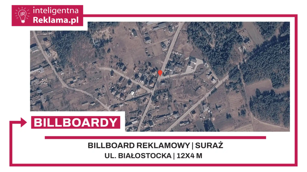 Lokalizacja reklamowa w Suraż przy ul. Białostocka - powierzchnia 48 m²