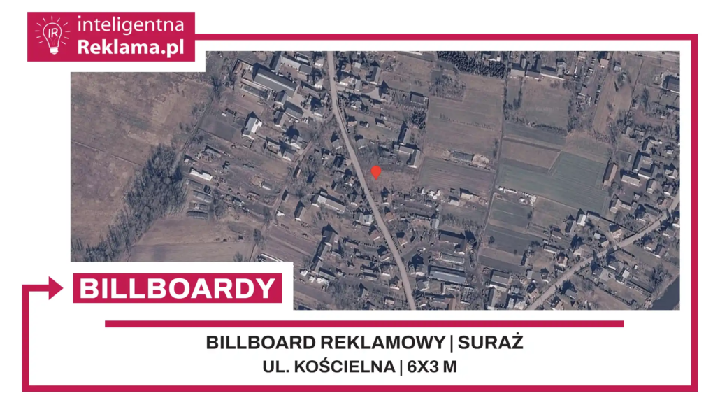 Lokalizacja reklamowa w Suraż przy ul. Kościelna - powierzchnia 18 m²