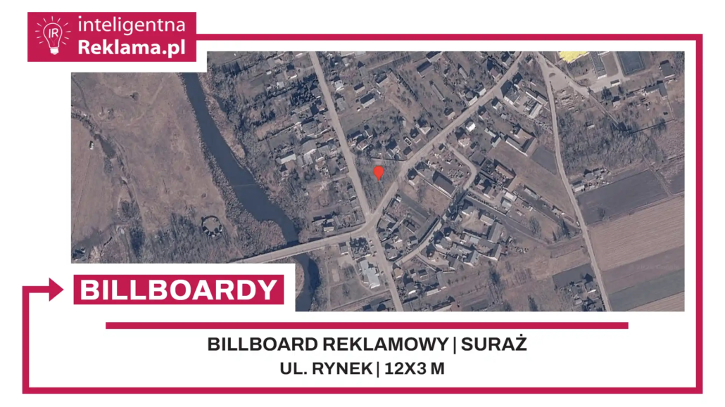 Lokalizacja reklamowa w Suraż przy ul. Rynek - powierzchnia 36 m²