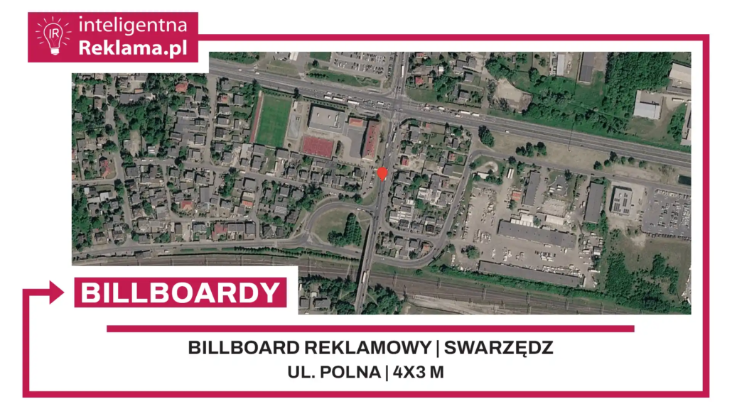 Lokalizacja reklamowa w Swarzędz przy ul. Polna - powierzchnia 12 m²