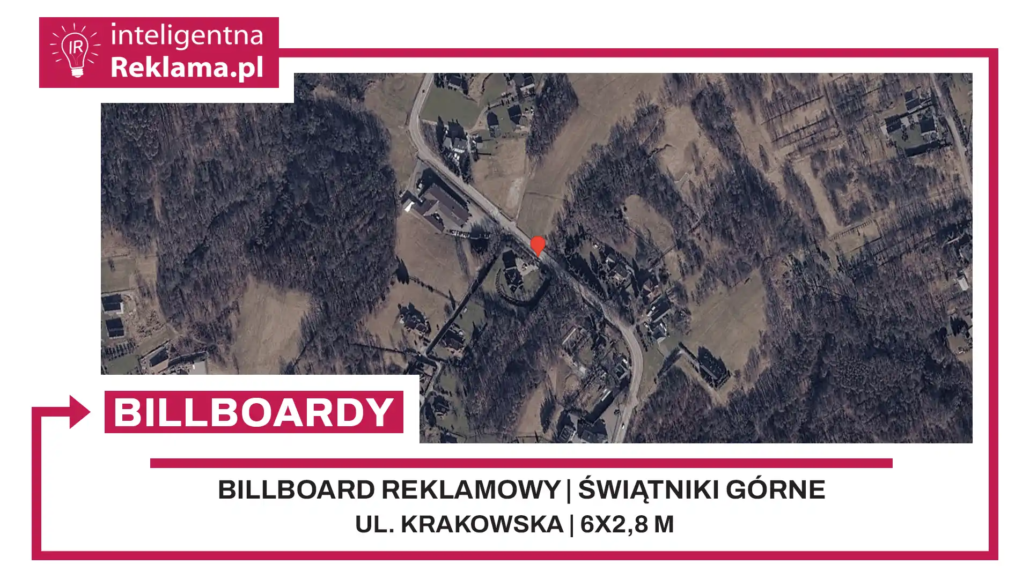 Lokalizacja reklamowa w Świątniki Górne przy ul. Krakowska - powierzchnia 16,8 m²