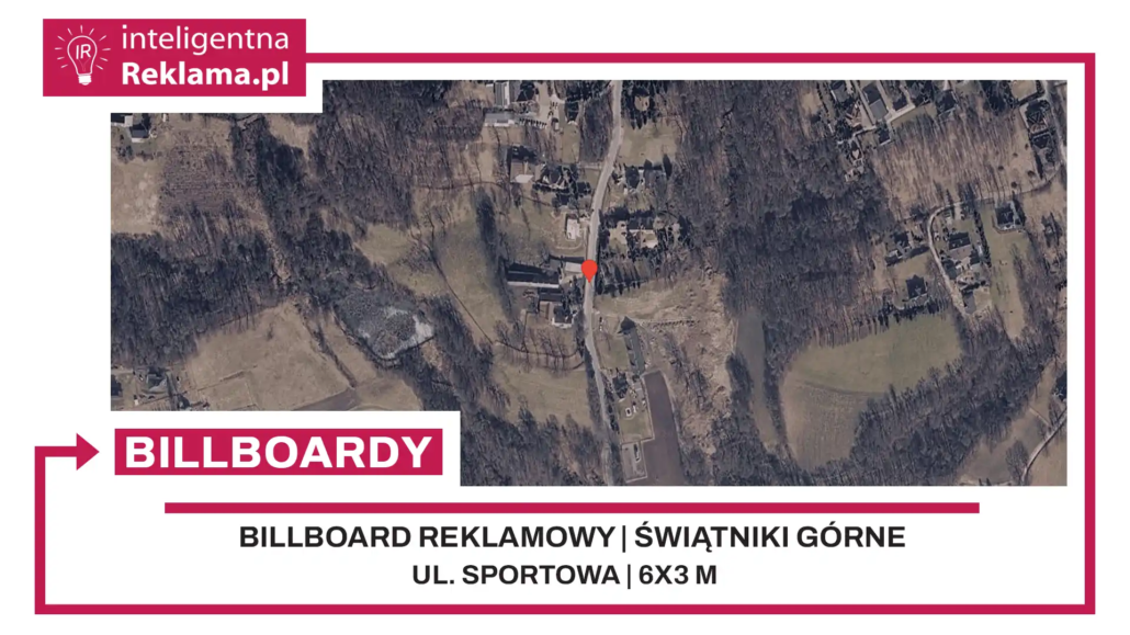 Lokalizacja reklamowa w Świątniki Górne przy ul. Sportowa - powierzchnia 18 m²