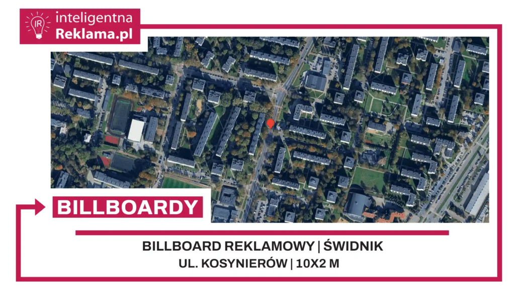 Lokalizacja reklamowa w Świdnik przy ul. Kosynierów - powierzchnia 20 m²