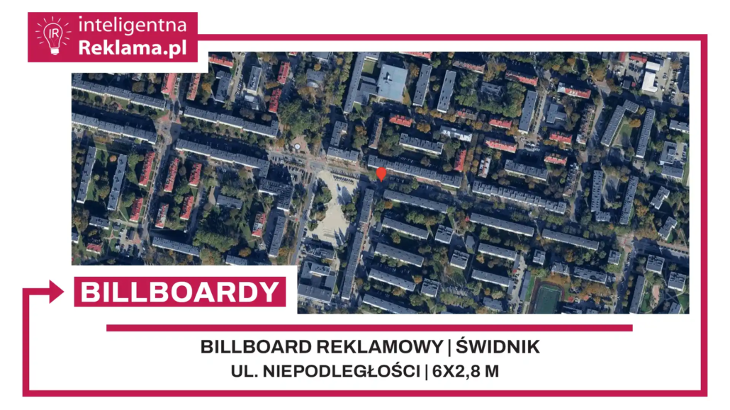 Lokalizacja reklamowa w Świdnik przy ul. Niepodległości - powierzchnia 16,8 m²