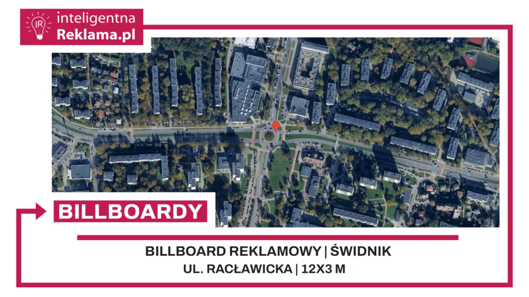 Lokalizacja reklamowa w Świdnik przy ul. Racławicka - powierzchnia 36 m²