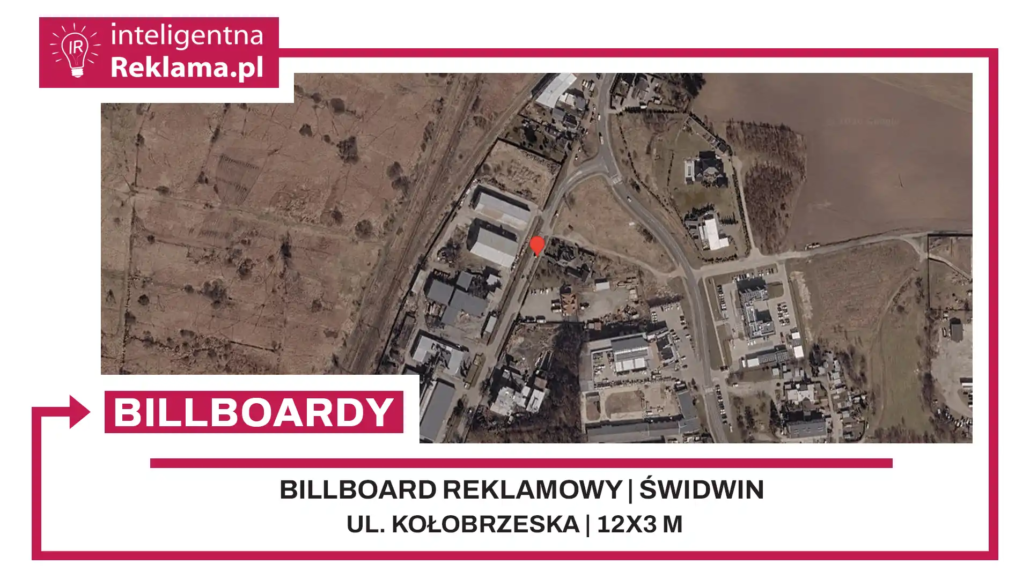 Lokalizacja reklamowa w Świdwin przy ul. Kołobrzeska - powierzchnia 36 m²