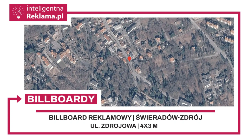 Lokalizacja reklamowa w Świeradów-Zdrój przy ul. Zdrojowa - powierzchnia 12 m²