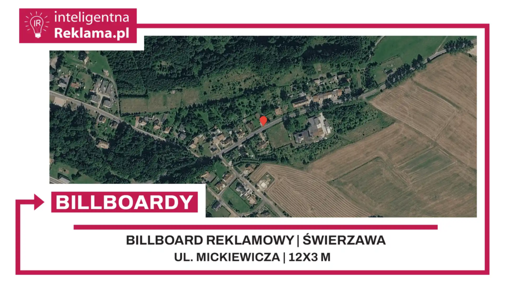 Lokalizacja reklamowa w Świerzawa przy ul. Mickiewicza - powierzchnia 36 m²