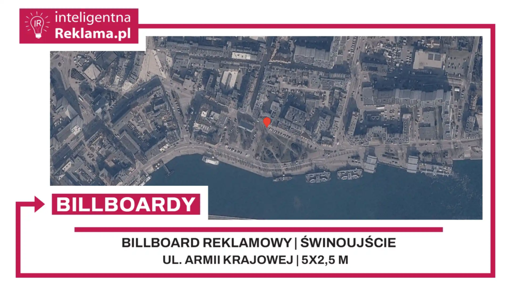 Lokalizacja reklamowa w Świnoujście przy ul. ul. Armii Krajowej - powierzchnia 12,5 m²
