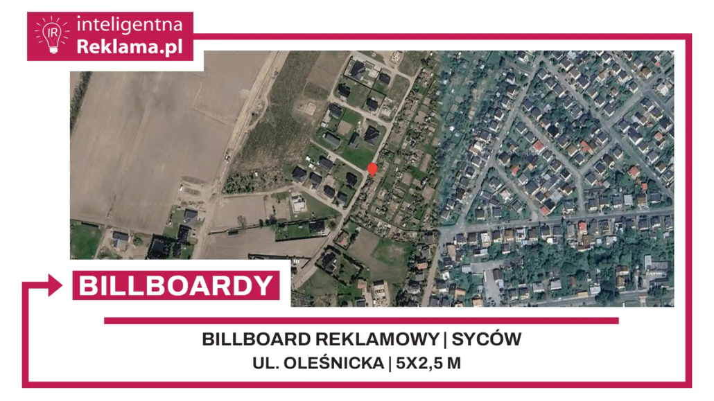 Lokalizacja reklamowa w Syców przy ul. Oleśnicka - powierzchnia 12,5 m²
