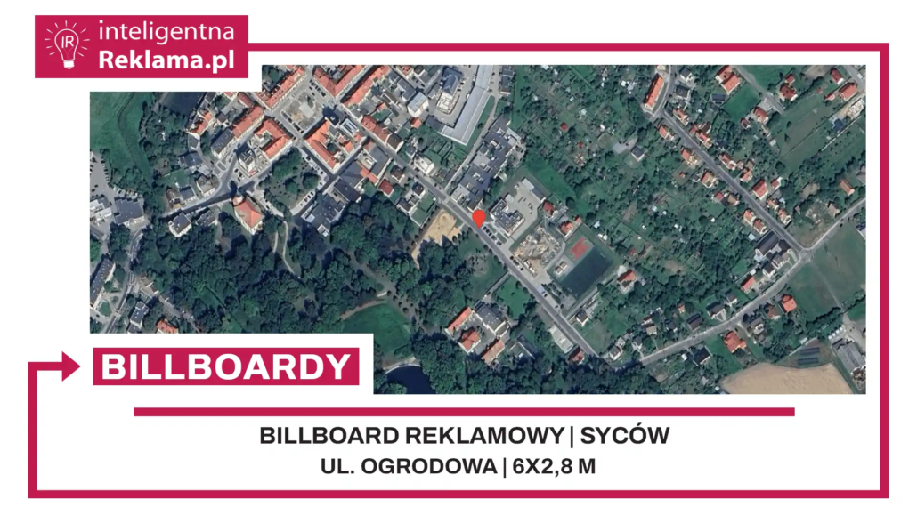 Lokalizacja reklamowa w Syców przy ul. ul. Ogrodowa - powierzchnia 16,8 m²