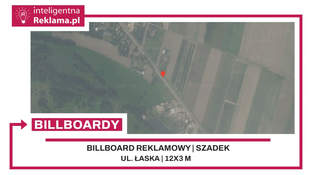 Lokalizacja reklamowa w Szadek przy ul. Łaska - powierzchnia 36 m²