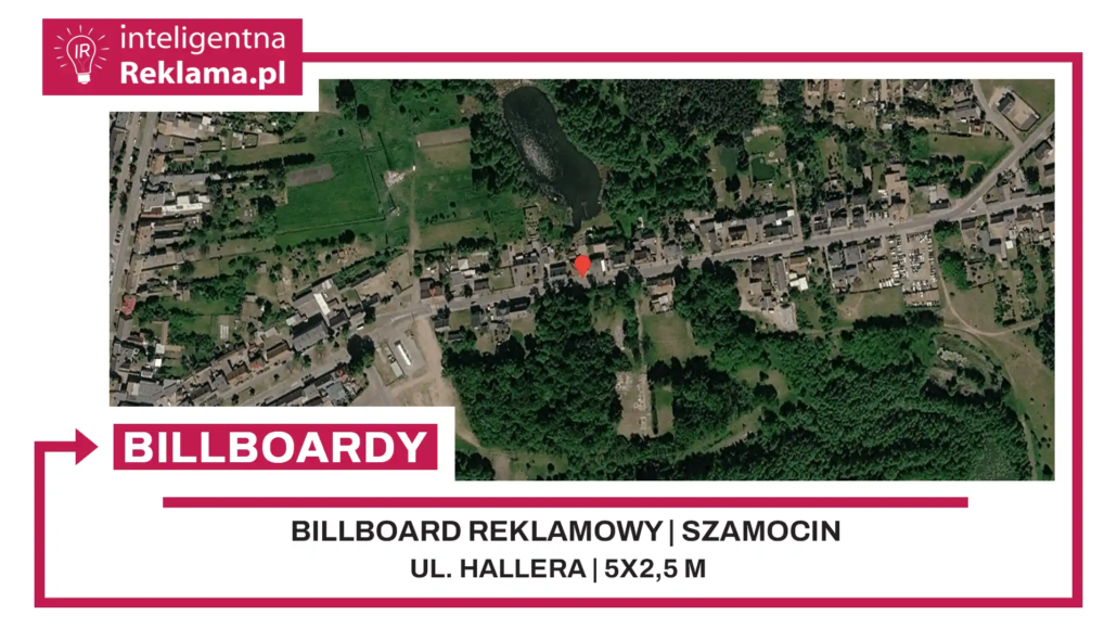 Lokalizacja reklamowa w Szamocin przy ul. Hallera - powierzchnia 12,5 m²
