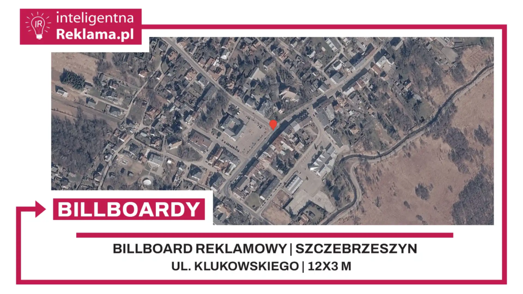Lokalizacja reklamowa w Szczebrzeszyn przy ul. Klukowskiego - powierzchnia 36 m²