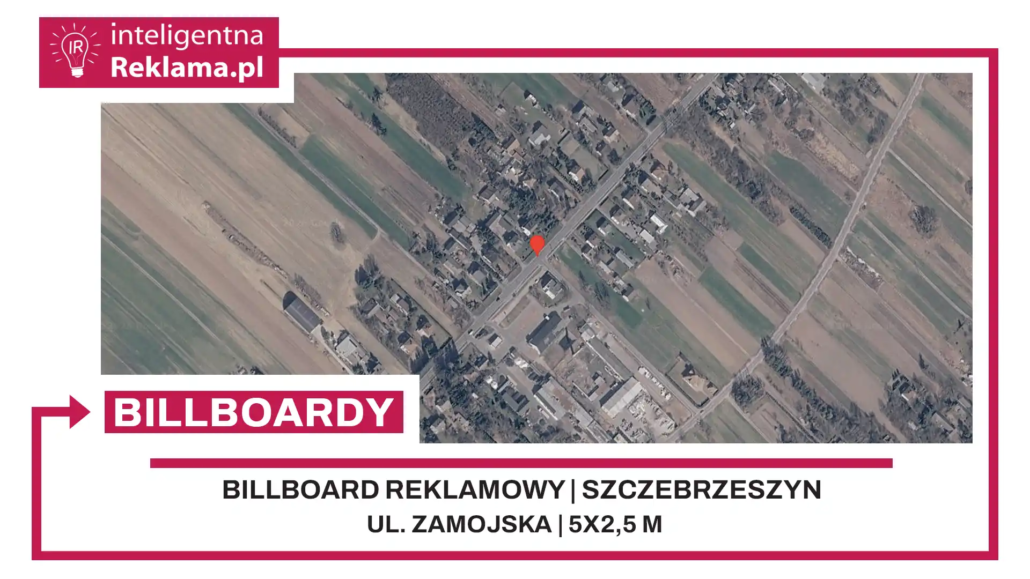 Lokalizacja reklamowa w Szczebrzeszyn przy ul. ul. Zamojska - powierzchnia 12,5 m²