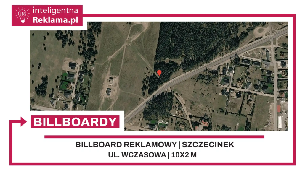 Lokalizacja reklamowa w Szczecinek przy ul. ul. Wczasowa - powierzchnia 20 m²
