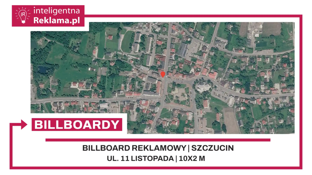 Lokalizacja reklamowa w Szczucin przy ul. 11 listopada - powierzchnia 20 m²