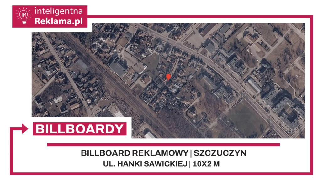 Lokalizacja reklamowa w Szczuczyn przy ul. Hanki Sawickiej - powierzchnia 20 m²