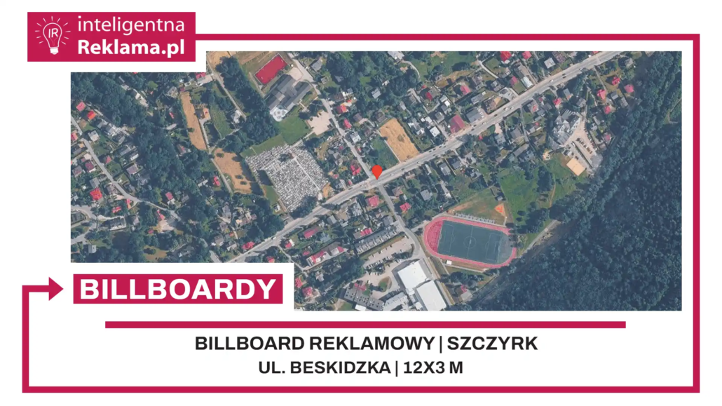 Lokalizacja reklamowa w Szczyrk przy ul. Beskidzka - powierzchnia 36 m²