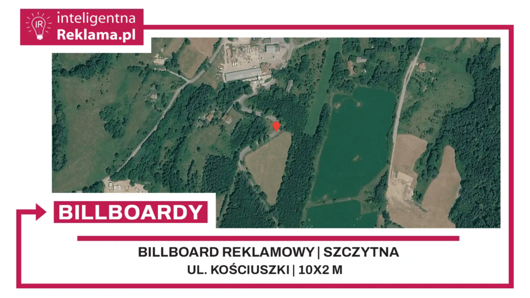 Lokalizacja reklamowa w Szczytna przy ul. Kościuszki - powierzchnia 20 m²
