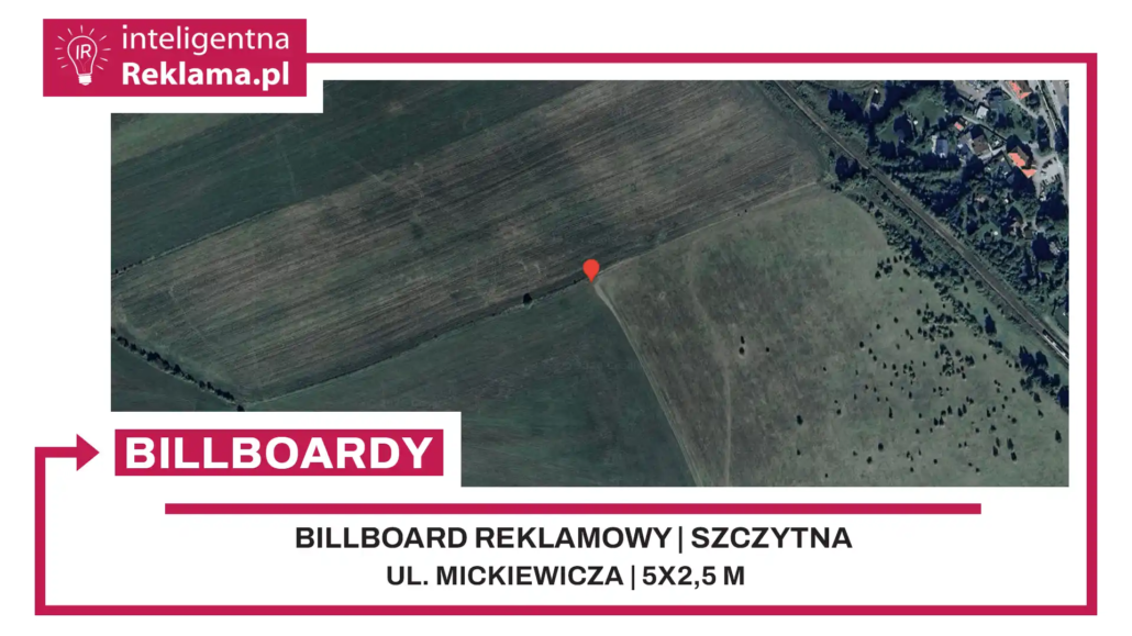 Lokalizacja reklamowa w Szczytna przy ul. Mickiewicza - powierzchnia 12,5 m²