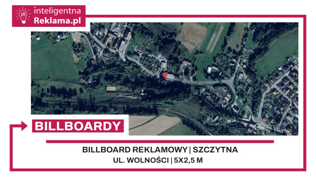 Lokalizacja reklamowa w Szczytna przy ul. ul. Wolności - powierzchnia 12,5 m²