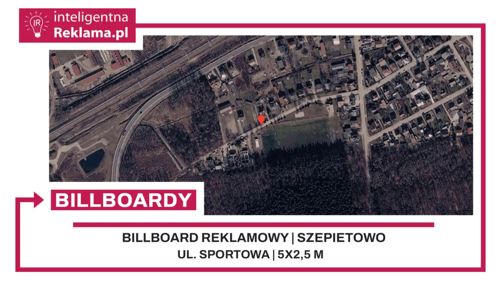 Lokalizacja reklamowa w Szepietowo przy ul. Sportowa - powierzchnia 12,5 m²