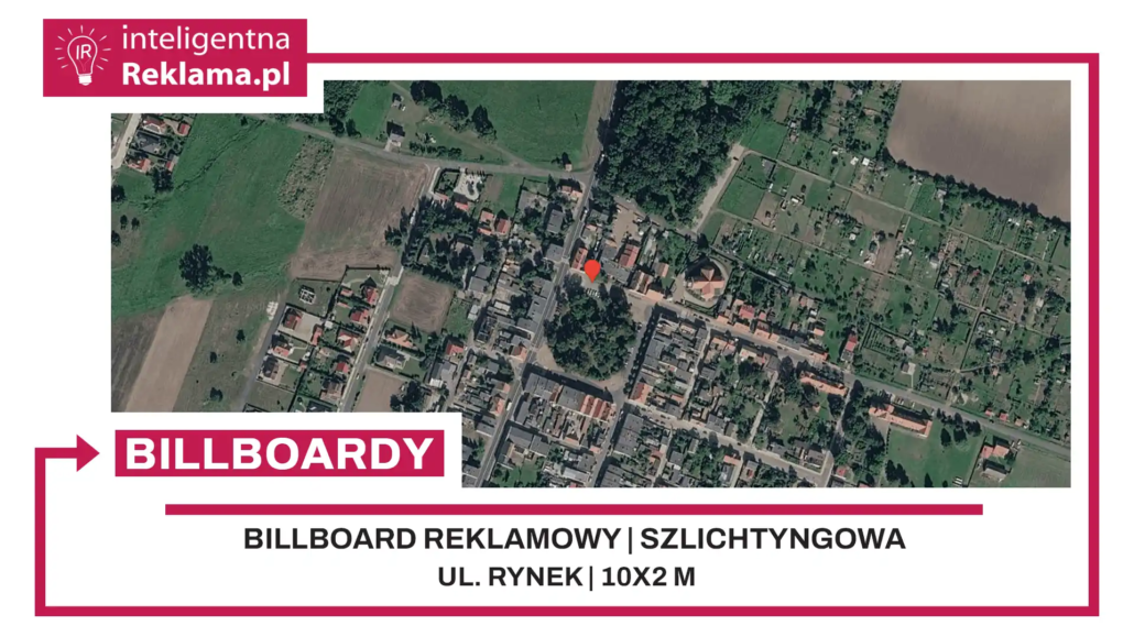 Lokalizacja reklamowa w Szlichtyngowa przy ul. ul. Rynek - powierzchnia 20 m²
